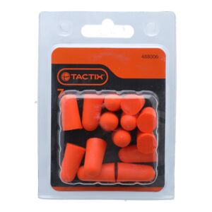 Tactix 28-Piece Disposable Earplugs Orange